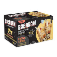 BobaBam Instant Boba Drink Kit Brown Sugar, 12 Each